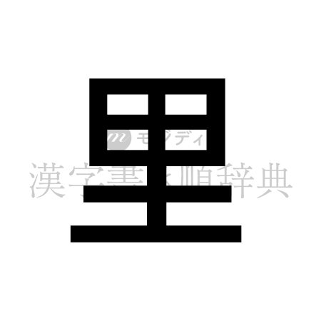 里の書体「ゴシック体」のイメージ