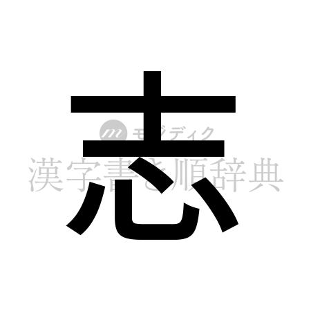 志の書体「ゴシック体」のイメージ