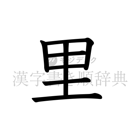 里の書体「教科書体」のイメージ