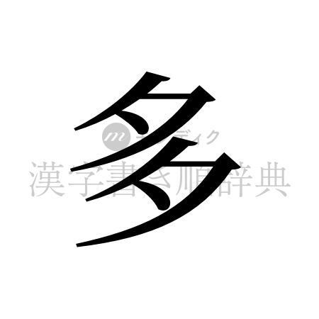 多の書体「明朝体」のイメージ